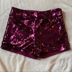 Women’s sequined shorts